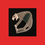 Brooches; Marcasite Leopard
