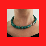 Necklaces; Leopard and Turquoise