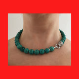 Necklaces; Leopard and Turquoise
