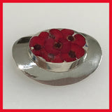 Real Poppy Brooch
