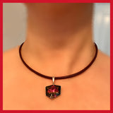 Natural Leather Choker