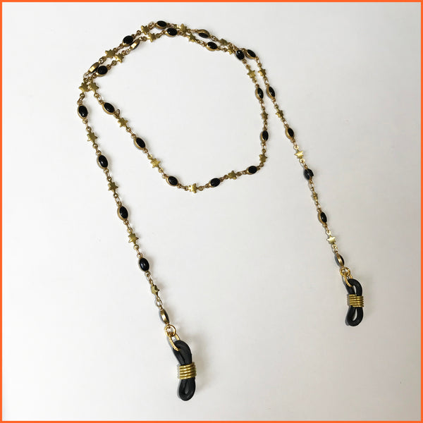 Brass Star Spectacle Chain