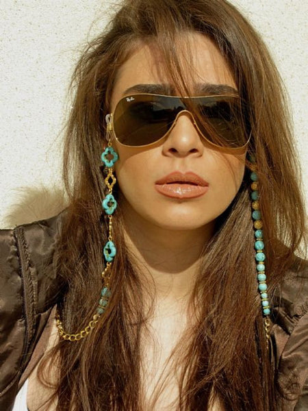 Spectacle chains; Turquoise